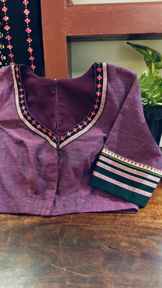 Purple, Woven in Karnataka