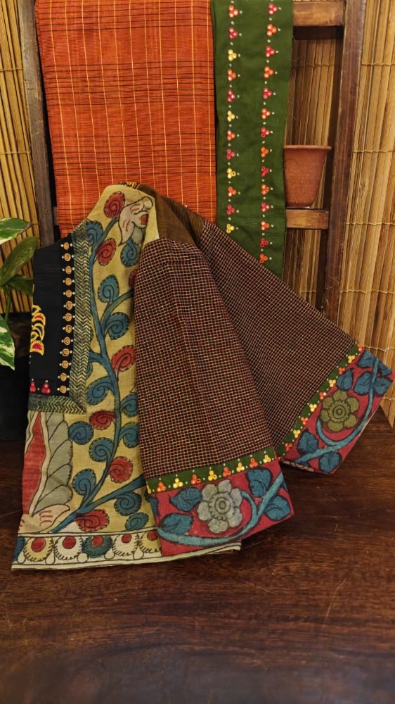 Kalamkari in Blue